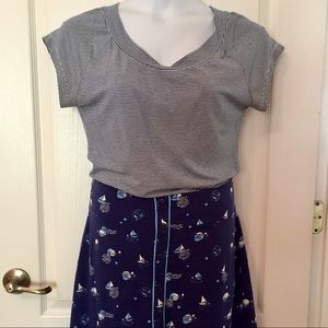 Louie et Lucie top and skirt